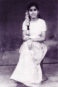 Mother Meera as a young girl 